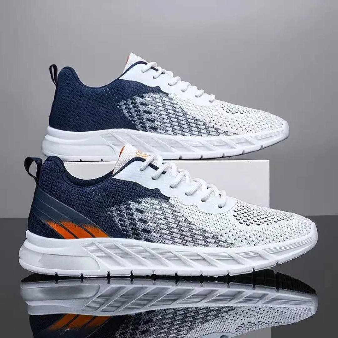 Men's Breathable Knitted Sports Shoes
