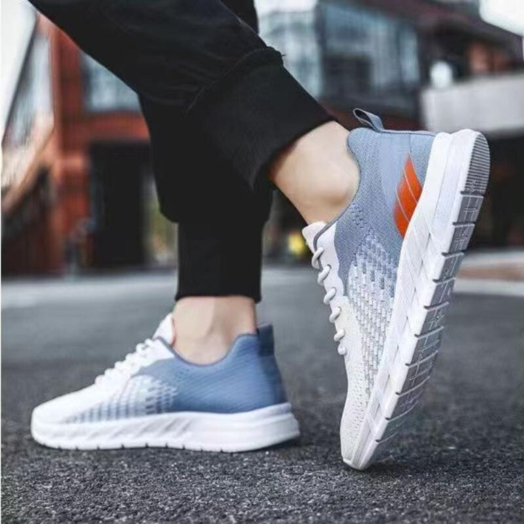 Men's Breathable Knitted Sports Shoes