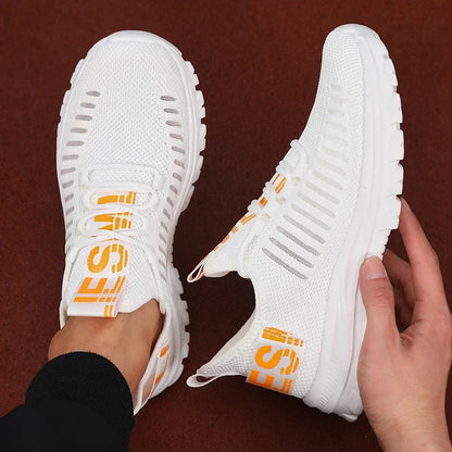 Men's Breathable Mesh Lightweight Sports Shoes for Running and Fitness