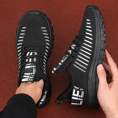 Men's Breathable Mesh Lightweight Sports Shoes for Running and Fitness