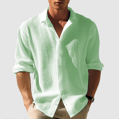 Men's Button-Down Shirt Long Sleeves