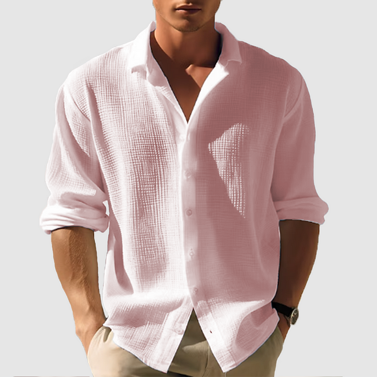Men's Button-Down Shirt Long Sleeves