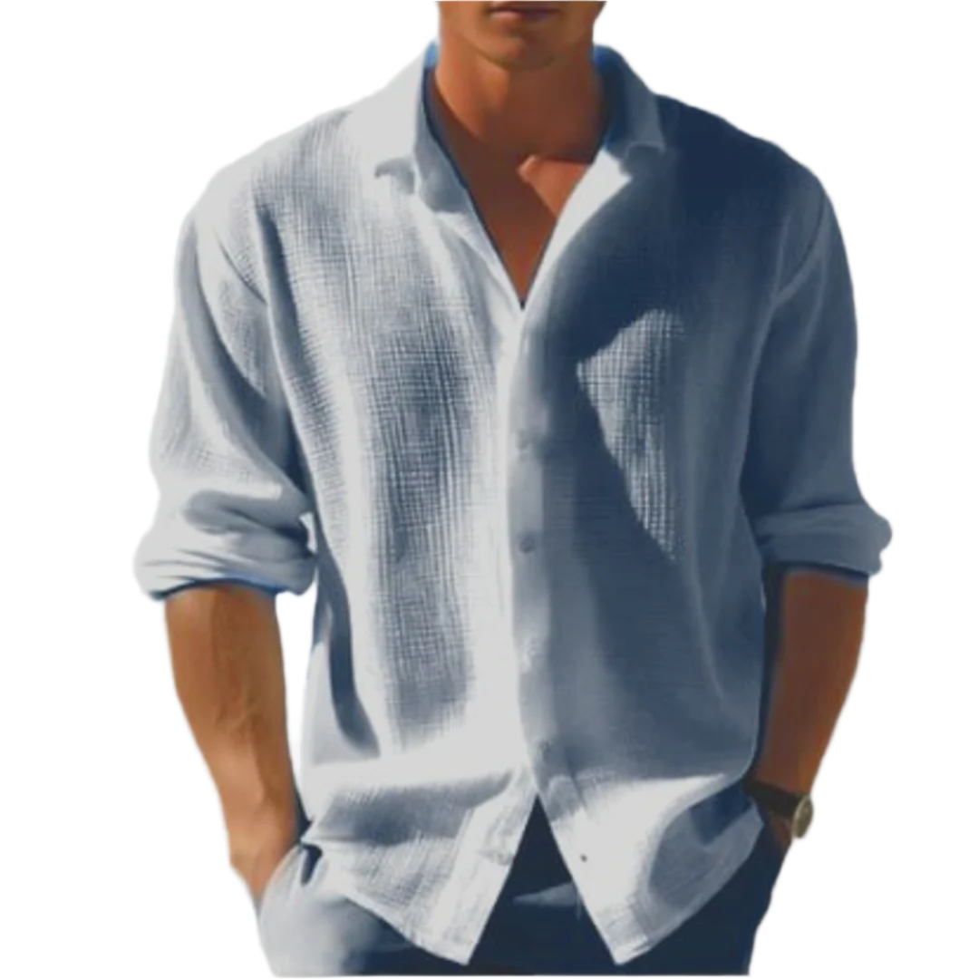 Men's Button-Down Shirt Long Sleeves