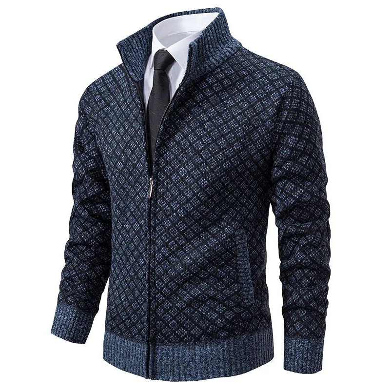 Men's Cardigan Jacquard Stylish Comfortable Material