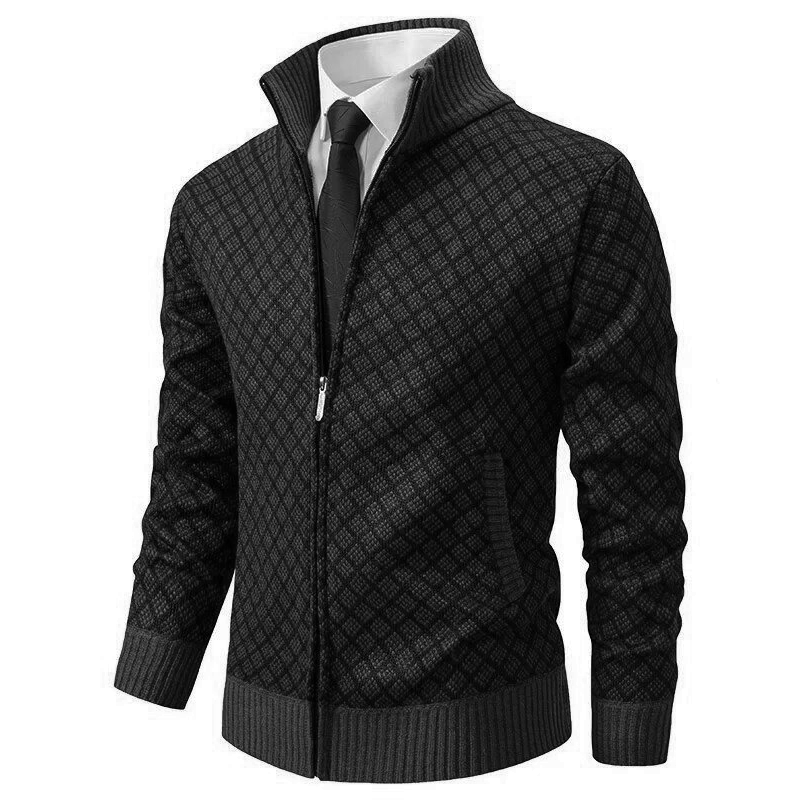 Men's Cardigan Jacquard Stylish Comfortable Material