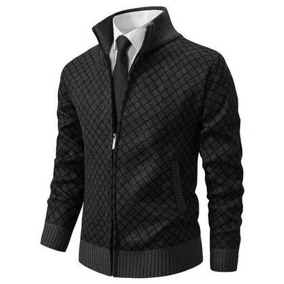 Men's Cardigan Jacquard Stylish Comfortable Material