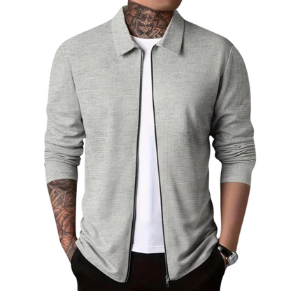 Men's Cardigan Modern Style Lightweight With Zipper