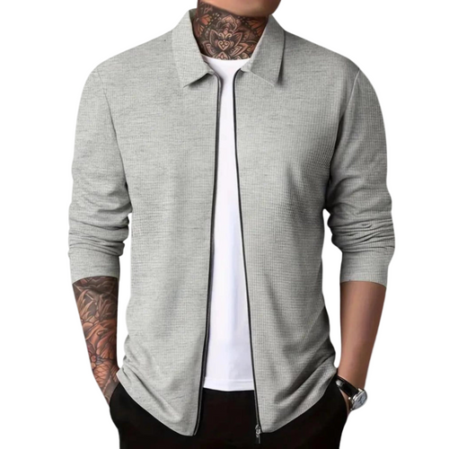Men's Cardigan Modern Style Lightweight With Zipper