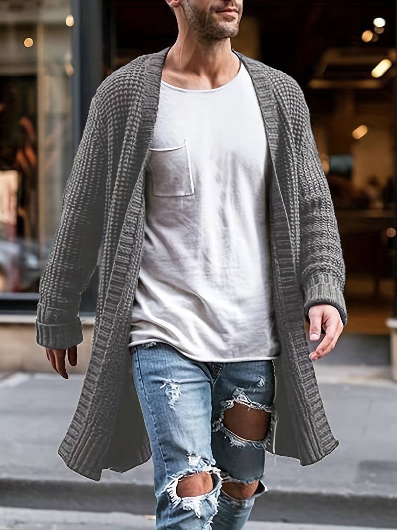 Men's Cardigan Timeless Knitted Comfortable Material