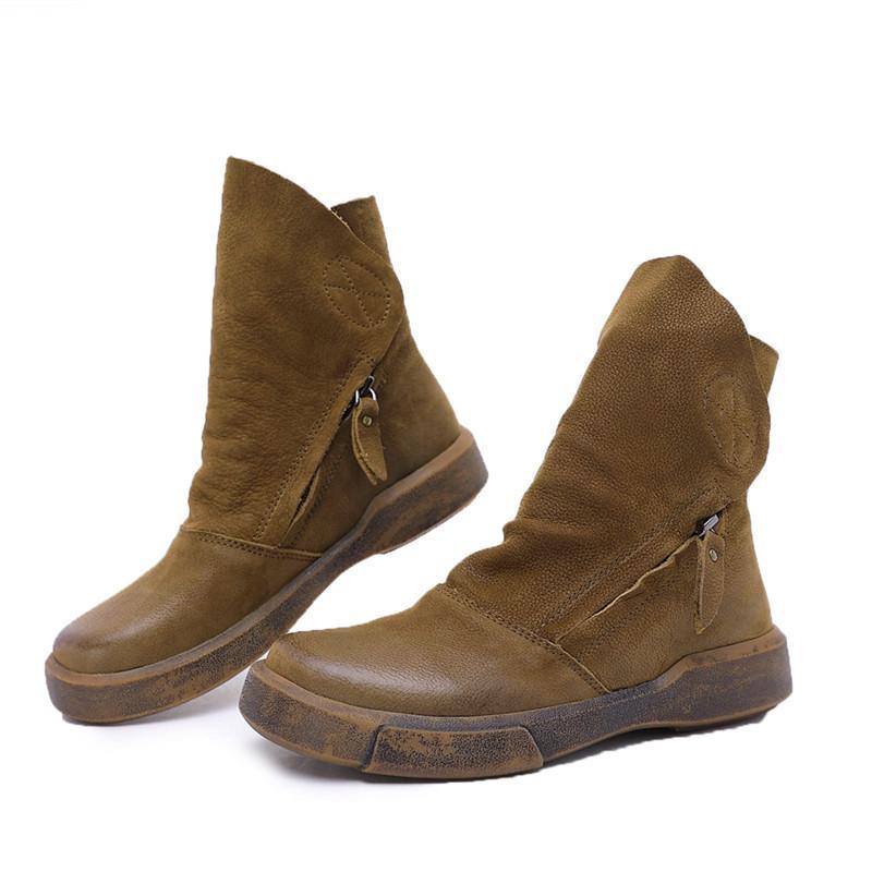Men's Casual Boots with Zipper