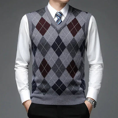 Men's Casual Cardigan Breathable Cotton Blend
