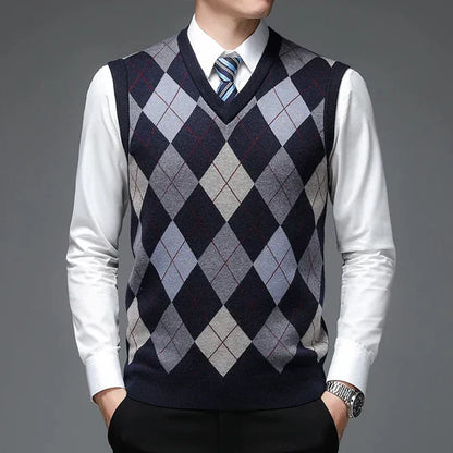 Men's Casual Cardigan Breathable Cotton Blend