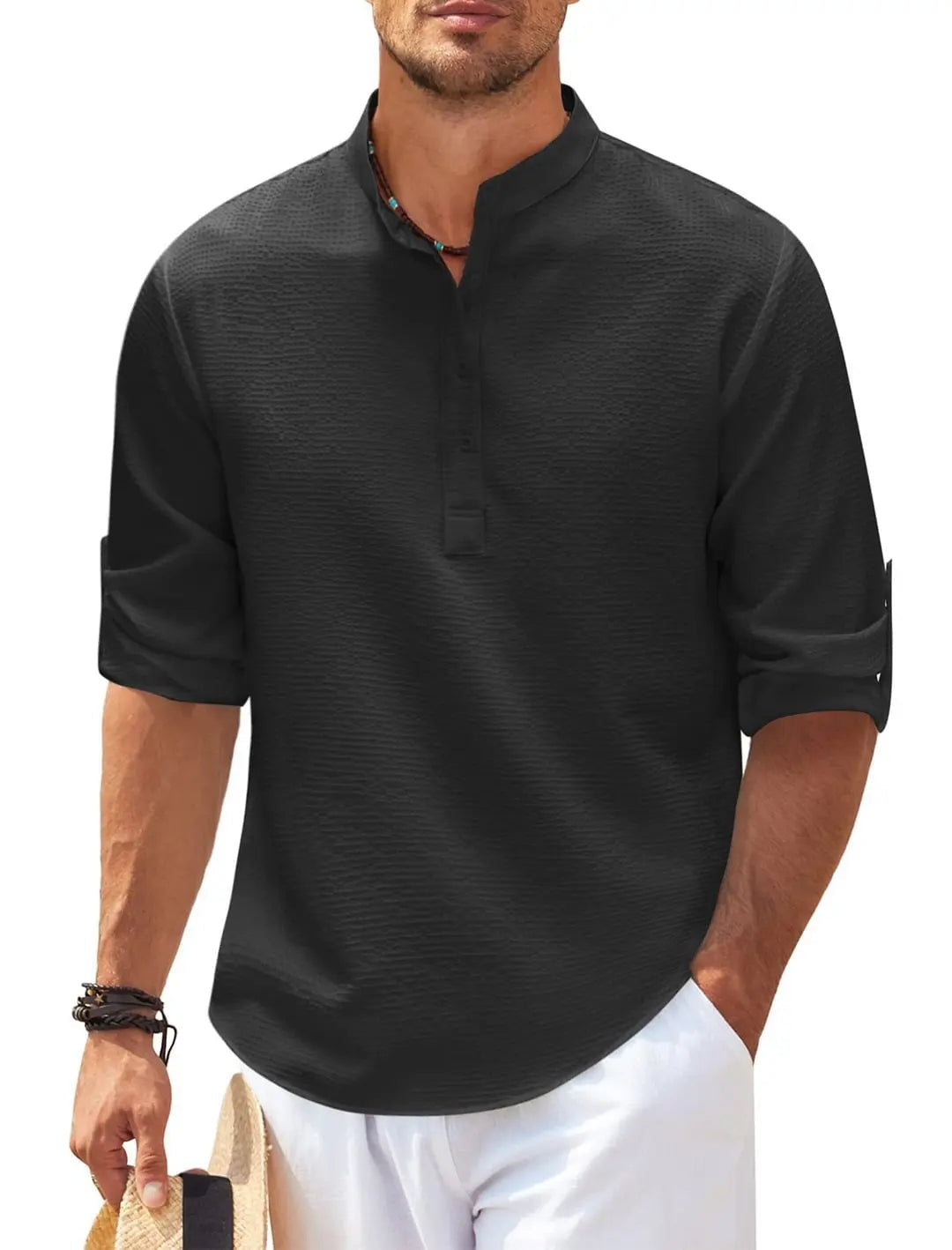 Men's Casual Shirt Breathable Fabric Timeless Design