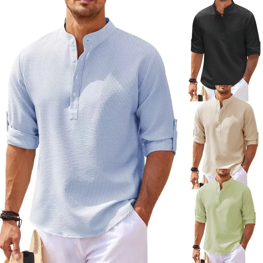 Men's Casual Shirt Breathable Fabric Timeless Design