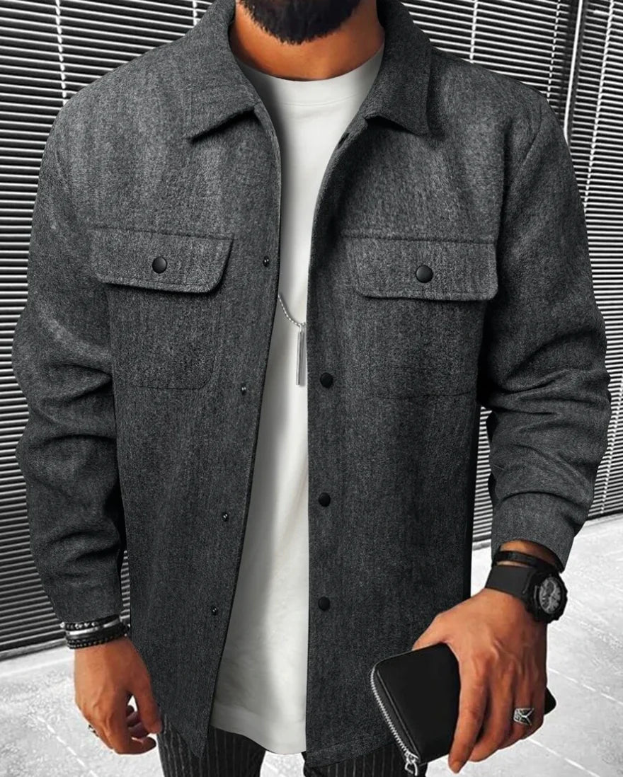 Men's Casual Shirt Warm Cotton Modern Cut