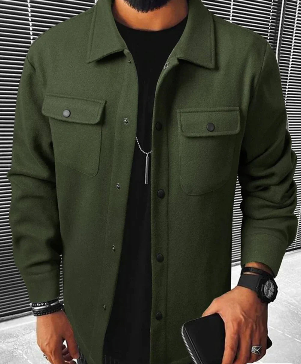 Men's Casual Shirt Warm Cotton Modern Cut