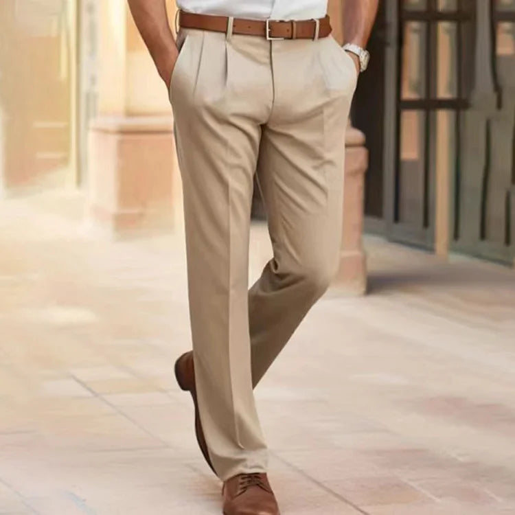 Men's Casual Style Trousers High Quality Fabric with Pockets