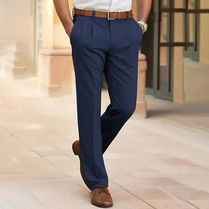 Men's Casual Style Trousers High Quality Fabric with Pockets
