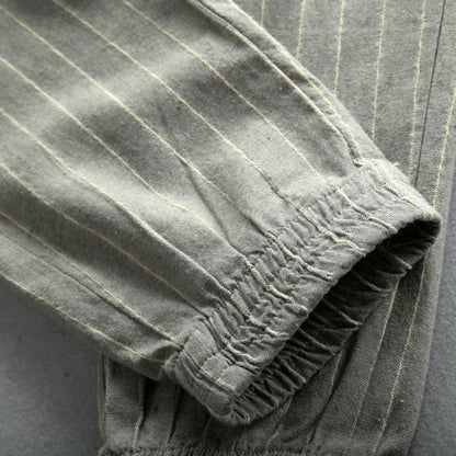 Men's Casual Style Trousers with Elastic Waistband