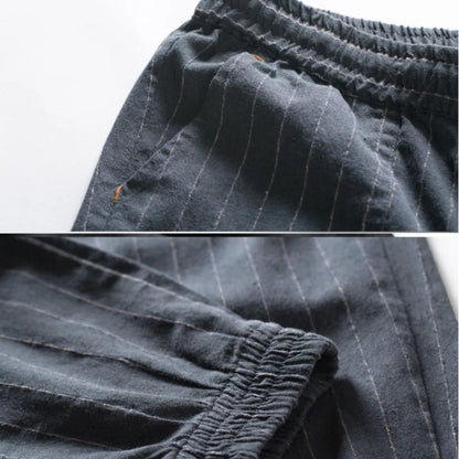 Men's Casual Style Trousers with Elastic Waistband