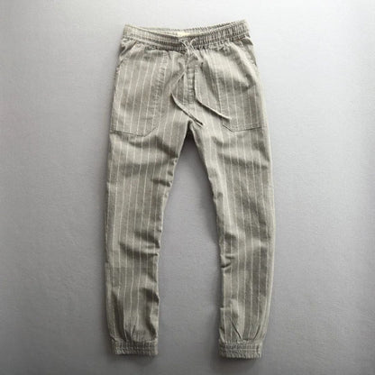 Men's Casual Style Trousers with Elastic Waistband