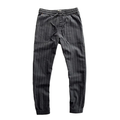 Men's Casual Style Trousers with Elastic Waistband