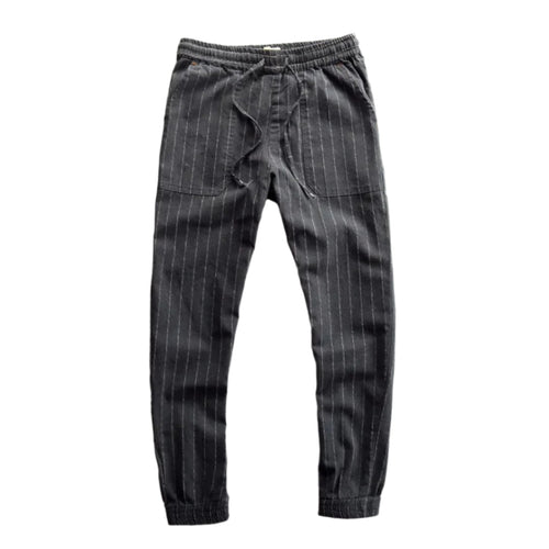 Men's Casual Style Trousers with Elastic Waistband