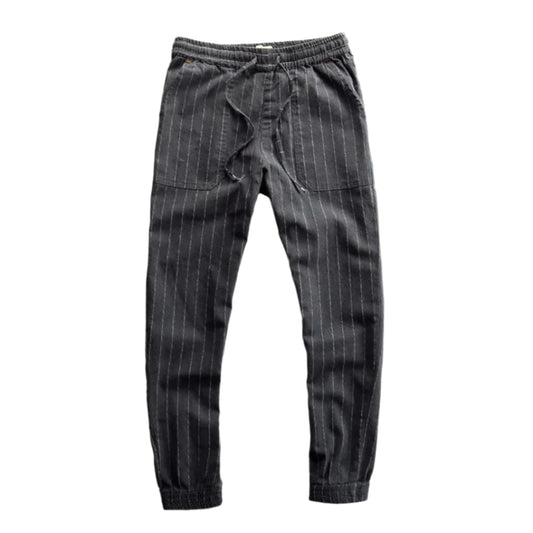 Men's Casual Style Trousers with Elastic Waistband