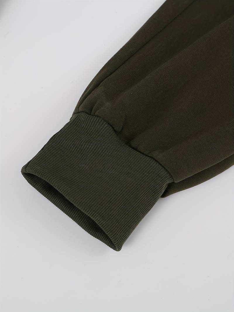 Men's Casual Trousers Loose Fit Cotton With Drawstring Drawstring