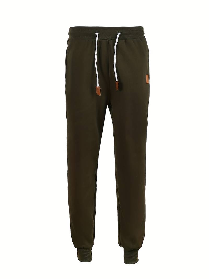 Men's Casual Trousers Loose Fit Cotton With Drawstring Drawstring