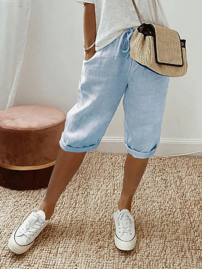 Men's Casual Trousers Loose Fit Cotton With Side Pockets