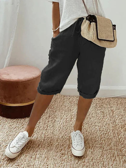 Men's Casual Trousers Loose Fit Cotton With Side Pockets