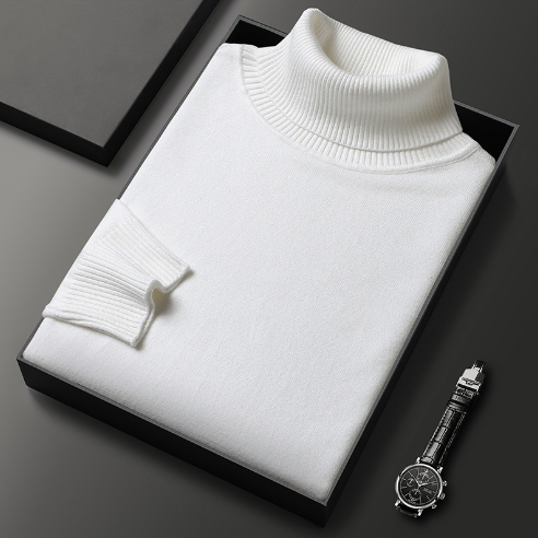 Men's Col and Ribbed Sweater