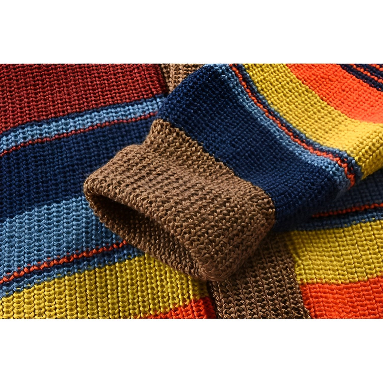 Men's Colourblocked Cardigan With Shawl Collar