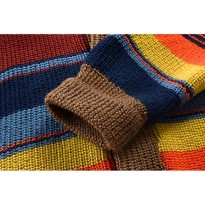 Men's Colourblocked Cardigan With Shawl Collar