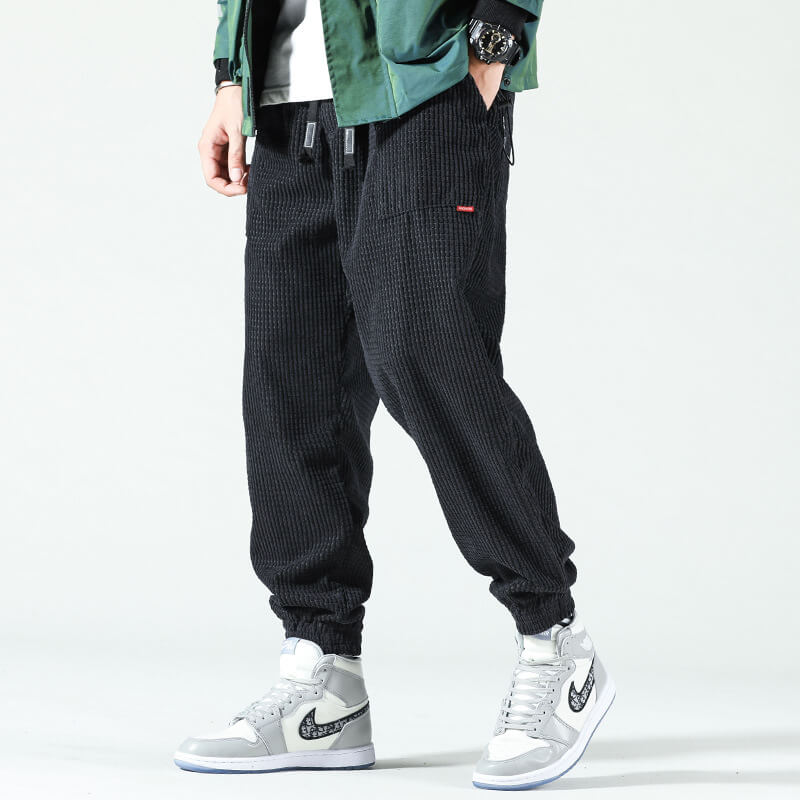 Men's Corduroy Trousers Stylish Comfortable High-quality drawstring fabric