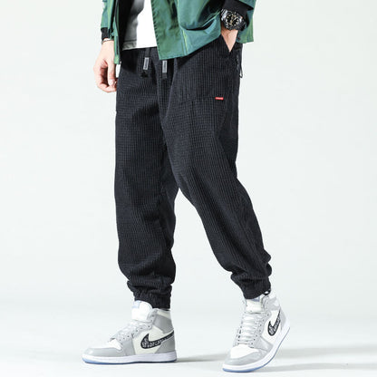 Men's Corduroy Trousers Stylish Comfortable High-quality drawstring fabric
