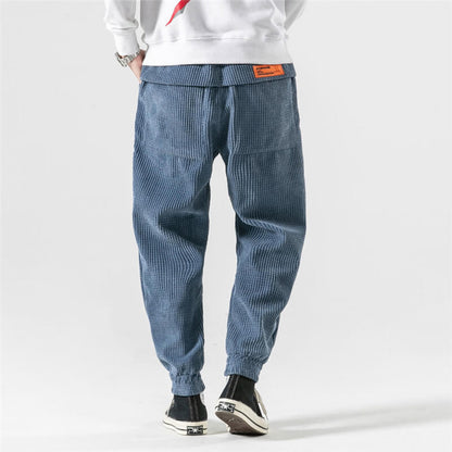 Men's Corduroy Trousers Stylish Comfortable High-quality drawstring fabric