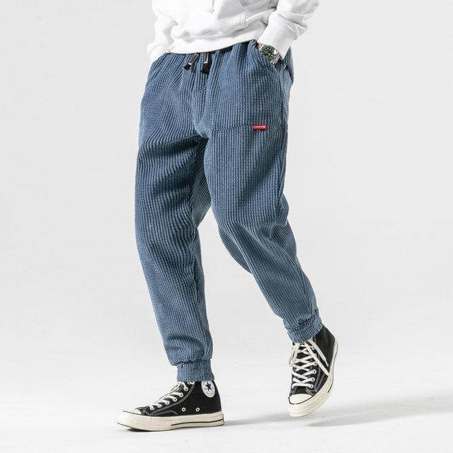 Men's Corduroy Trousers Stylish Comfortable High-quality drawstring fabric