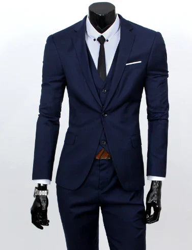 Men's Costume 3 Piece Suit Set Stylish For Wedding And Party Occasions
