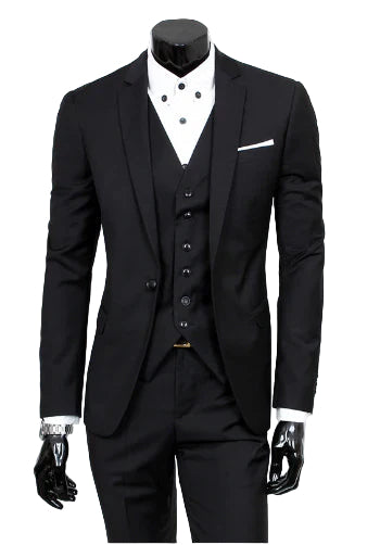 Men's Costume 3 Piece Suit Set Stylish For Wedding And Party Occasions