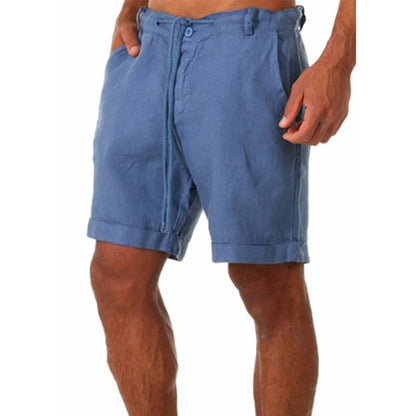 Men's Cotton Linen Style Shorts