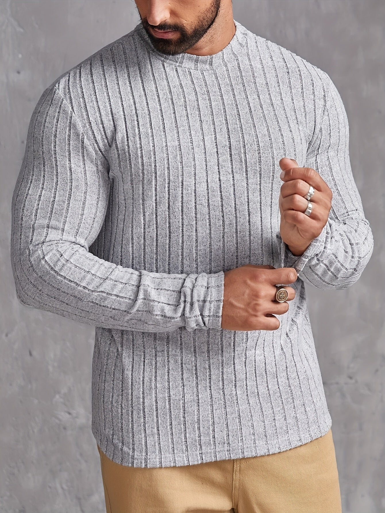Men's Crewneck Sweater Casual Stylish