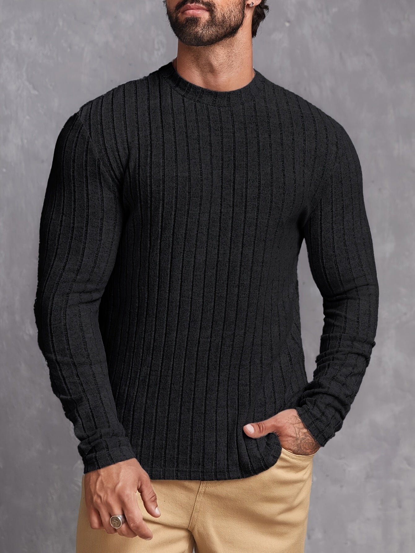 Men's Crewneck Sweater Casual Stylish