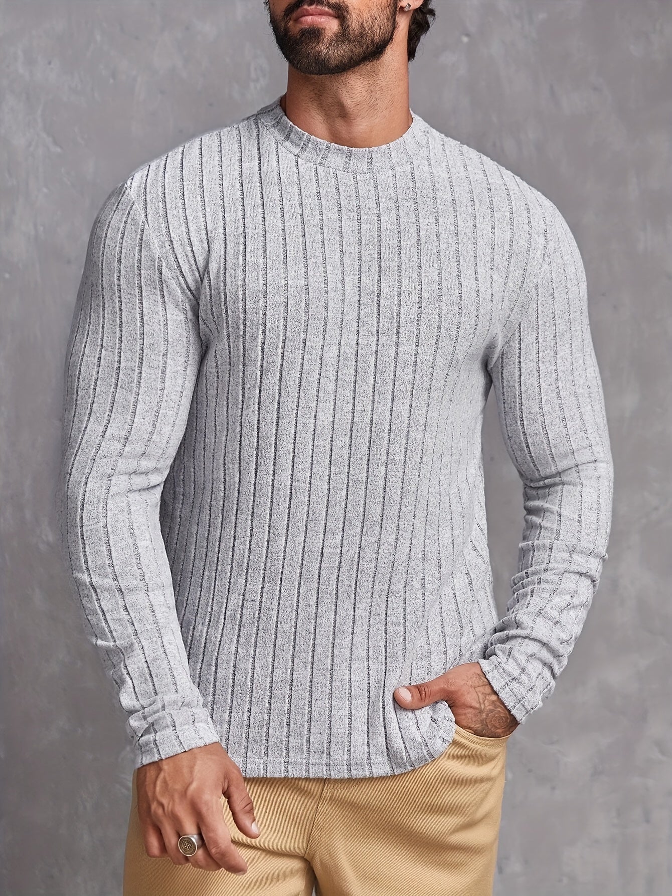 Men's Crewneck Sweater Casual Stylish