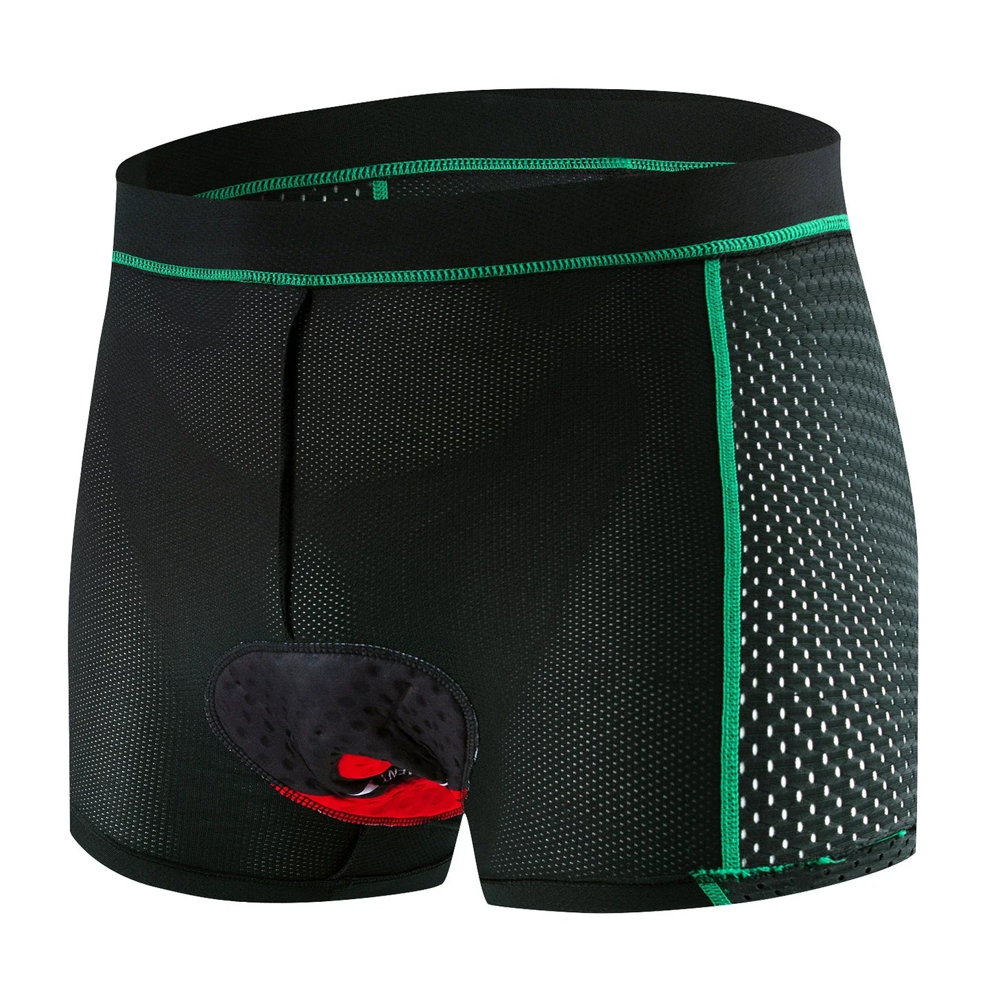 Men's Cycling Shorts Breathable Mesh with 5D Pad Elastic Fabric