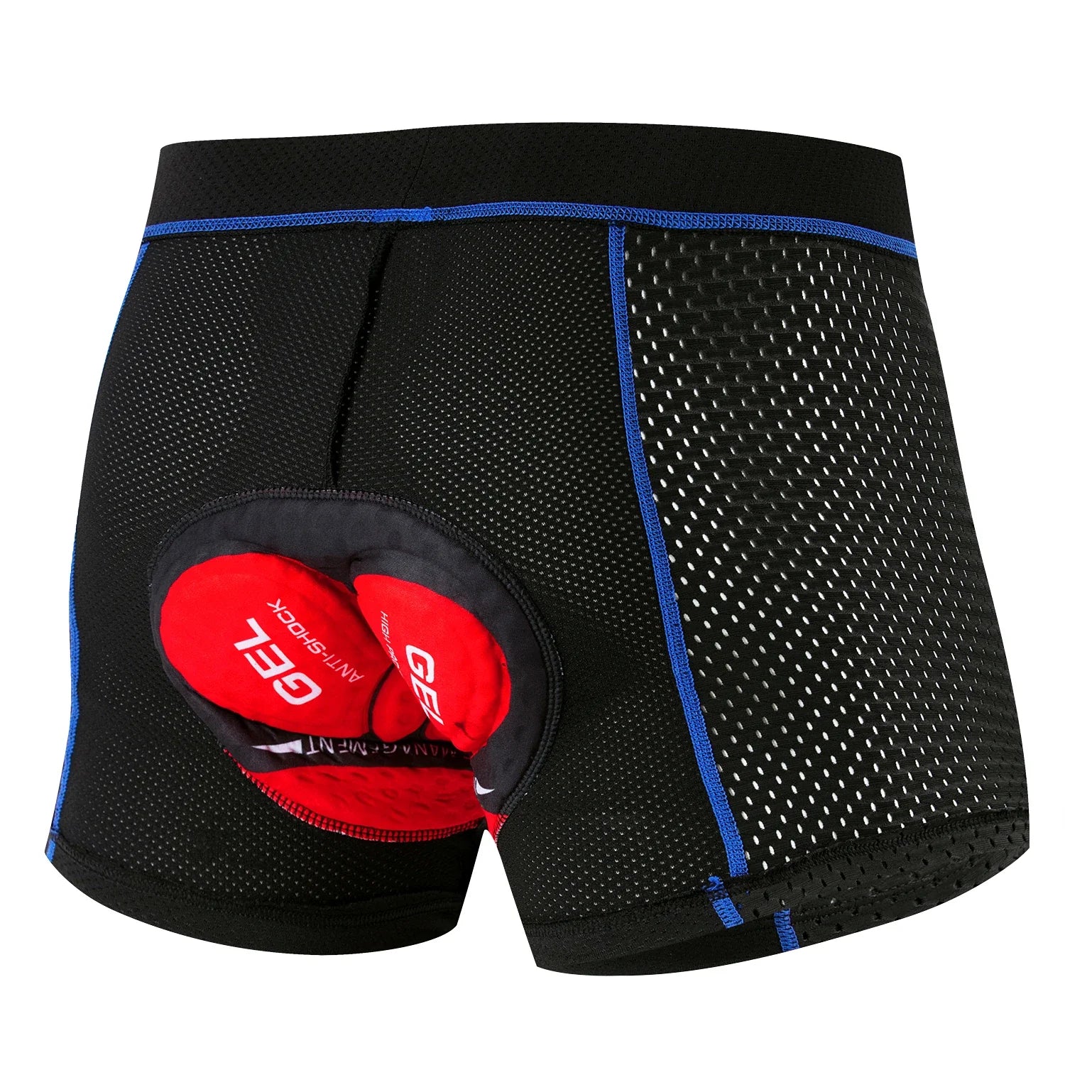 Men's Cycling Shorts Breathable Mesh with 5D Pad Elastic Fabric