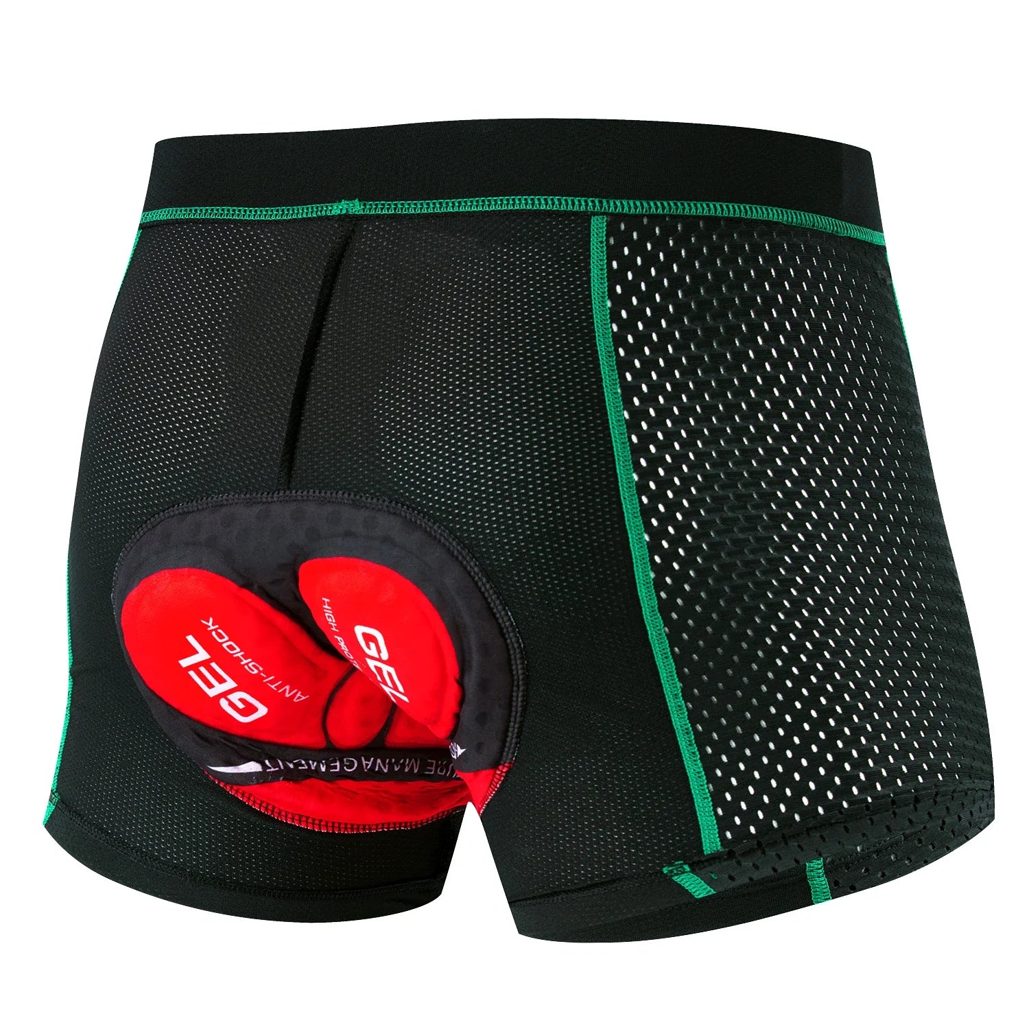 Men's Cycling Shorts Breathable Mesh with 5D Pad Elastic Fabric