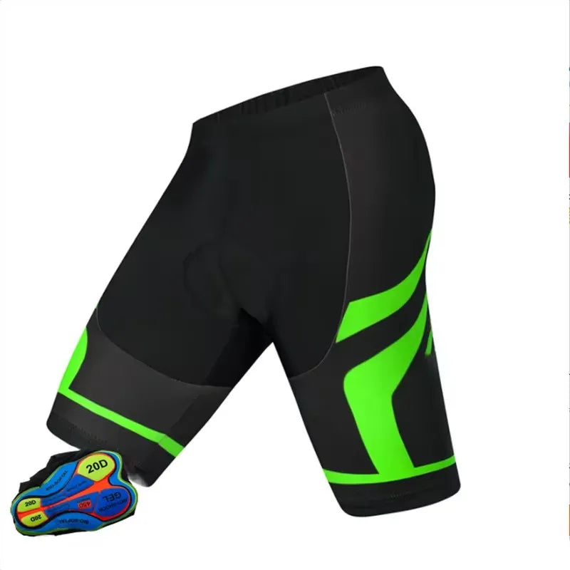 Men's Cycling Shorts With Gel Padding Breathable