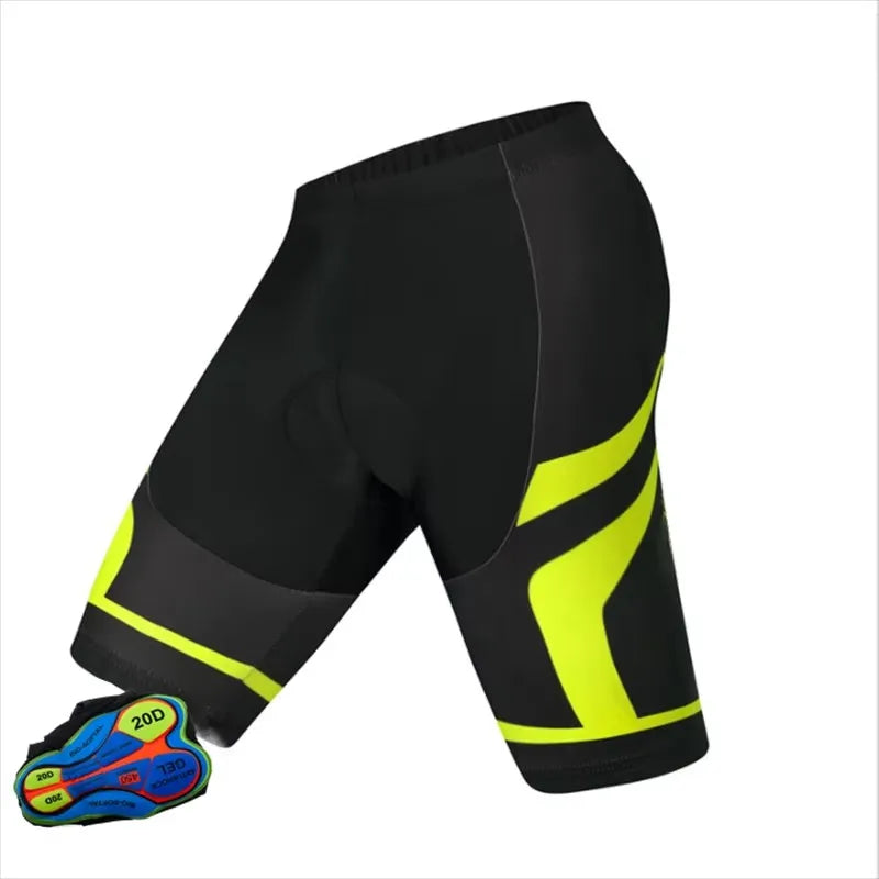 Men's Cycling Shorts With Gel Padding Breathable